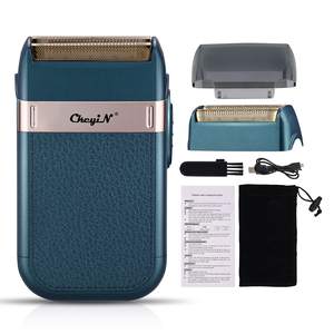 Rasoir rotatif électrique pour homme, rechargeable, sans fil, mini rasoir, utilisation humide/sèche, rasoir pour le visage, tondeuse à barbe étanche, lavable - Product Image 1