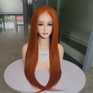 100% cheveux bruts vietnamiens-PRE PLUCKED belle couleur os perruque droite Double dessiné, vendeur de cheveux humains de haute qualité - Product Image 1