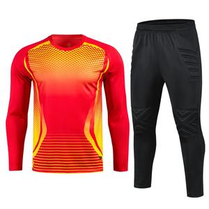 Uniforme de portero de fútbol para hombre, camisetas de portero de fútbol para adultos, pantalones cortos, ropa de fútbol para hombre, pantalones cortos Fotebol, kits deportivos azules - Product Image 1