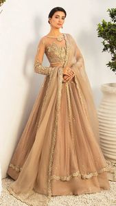 2022 Newly Designed <b>Top</b> with Sequined Embellishment for Lehenga Dress Wedding Party Wear Featuring Crystal Glass <b>Beads</b> Dabka - Product Image 2