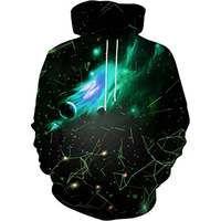 Sweat à capuche gothique pour homme, rouge et noir, imprimé 3D tête de mort, coupe oversize, tricoté en polyester, style automne