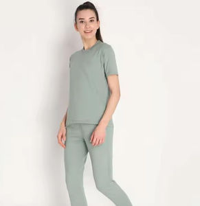 เซ็ตออกกำลังกายสำหรับผู้หญิงบราและกางเกงเลกกิ้งออกกำลังกายโลโก้ออกแบบได้ตามต้องการราคาขายส่งราคาถูก2025 - Product Image 2