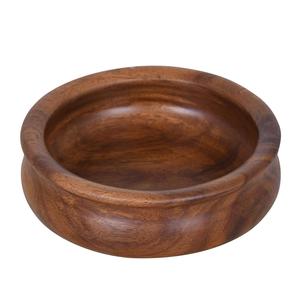 ชามไม้ขัดเงาธรรมชาติทำมือสุดฮิต ขายส่งชามไม้ปลอดภัยต่ออาหาร เป็นมิตรกับสิ่งแวดล้อม สำหรับสลัดและของว่าง - Product Image 2