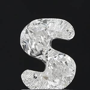 Diamant de laboratoire non certifié, 1,41 ct, forme irrégulière, couleur E, clarté VVS2, pour la fabrication de bijoux - Product Image 1