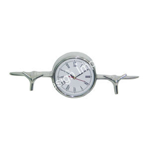 Reloj de Escritorio de Lujo Estilo Alas Doradas, Reloj de Mesa Decorativo con Base en Forma de Corazón, Reloj Despertador Decorativo para Habitación, Artículos de Regalo Novedosos - Product Image 4