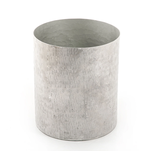 Florero de decoración de flores de hoja de metal Precios de fábrica Florero de metal con acabado de níquel Diseñado a mano - Product Image 4