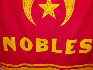 Bandera de Bienvenida Vintage Roja y Amarilla para Nobles, Bandera Antigua con Bordado de Espada de los Shriners, Banderas Masónicas Bordadas - Product Image 5