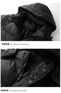 Chaqueta acolchada de calidad superior para hombre, diseño de cuello levantado, superventas, cremallera pesada para invierno, nuevo diseño al por mayor - Product Image 4