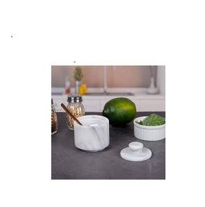 Salero de mármol pulido brillante, cuenco de forma personalizada para uso en restaurante, utensilios de cocina y uso hecho a mano - Product Image 4