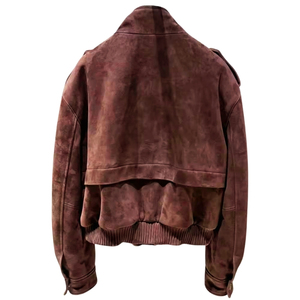 แจ็กเก็ตบอมเบอร์มีซิปรูดคอตั้งแจ็กเก็ตแฟชั่นผู้ชายบุนวมน้ำหนักเบาอบอุ่น - Product Image 5