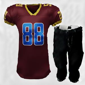 Uniformes de football américain personnalisés, fabrication OEM directe, haute qualité, sublimation, vêtements d'entraînement pour équipe de jeunes - Product Image 4