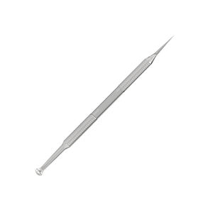 Pousse-cuticules à bords tranchants, double face, en acier inoxydable, poignée antidérapante, pour la beauté - Product Image 1