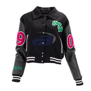 อัลฟ่า |   คาปา |   เสื้อแจ็คเก็ตอัลฟ่า โซโรริตี้ สีดำ-เทา ปักโลโก้ ระบายอากาศ กันลม แบบสั่งทำพิเศษ เสื้อผ้าสำหรับชมรม AKA - Product Image 1