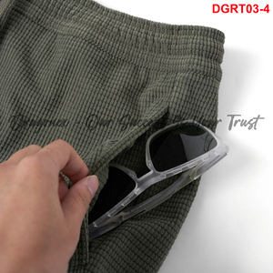 กางเกงขาสั้นลำลองผู้ชายรุ่น SH3 ผ้าคอร์ดูรอย เอวยางยืด ลาย 3 มิติ ระบายอากาศได้ดี เป็นมิตรกับสิ่งแวดล้อม สวมใส่สบายสำหรับฤดูร้อนปี 2024 - Product Image 6