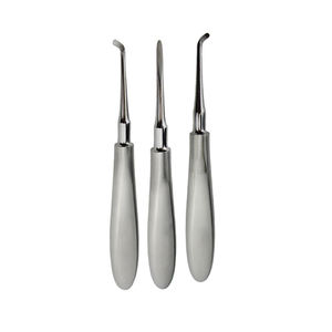 เครื่องมือถอนรากฟันแบบตรง ด้ามจับสแตนเลส ใช้ในงานผ่าตัด ได้รับการรับรองมาตรฐาน CE ISO13485 ระดับ I - Product Image 4