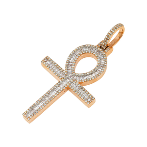 925 argent Sterling qualité supérieure VVS Moissanite diamant entièrement glacé entièrement glacé pendentif oeil de style Hip Hop en gros - Product Image 2