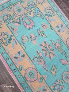 2.6x6 <b>Runner</b> Antique High Quality Oushak Wool Rug Hand Knotted Dor <b>Mat</b> for Home Vintage 2.6x8 2.6x10 2.6x12 Living Room Carpet - Product Image 2