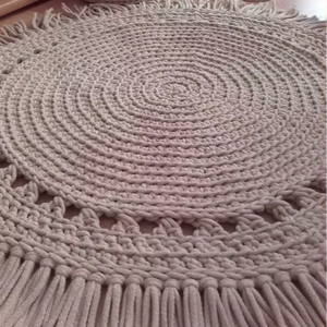 Tapis rond pour salle de bain chambre salon ou décoration de la maison Fabriqué au Vietnam Matériau écologique pour la décoration de la maison Vente en gros - Product Image 3