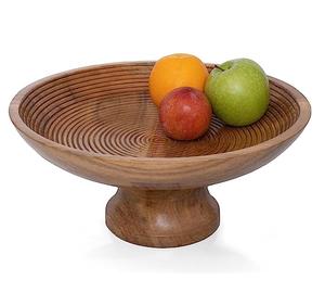Frutero de Madera Hecho a Mano, Decorativo Natural, Pulido, Diseño Clásico Moderno, Tamaño Personalizable, Todos los Colores Disponibles - Product Image 4