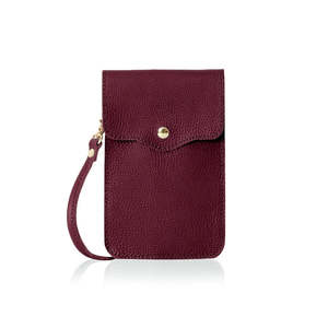 Sac de téléphone en cuir véritable fait main en Italie - PS582 - Étui de protection haut de gamme - Product Image 2