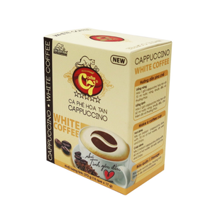 C7 Cappuccino café instantáneo blanco con sabor a chocolate crema no láctea y azúcar para amantes del café caja de embalaje - Product Image 6