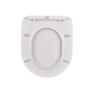 Couvre-siège de toilette blanc brillant thermoformé absorbant les chocs - Product Image 3