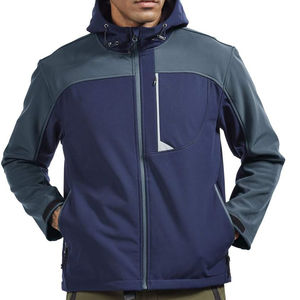 Chaqueta Cortavientos Softshell con Capucha al Mejor Precio, Personalizable al por Mayor, Ropa de Invierno para Esquí y Nieve, para Correr y Uso Casual - Product Image 1