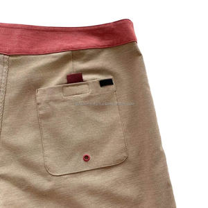 Premium Men's Solid Color Quick Dry Board Shorts Beach <b>Pants</b> with <b>Mesh</b> Lining Pocket Wholesale Swimwear for Surfing - Product Image 5