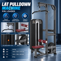 Machine à tirage vertical à charge par poulie BN pour l'entraînement des pectoraux et des dorsaux, équipement de musculation pour salle de sport commerciale et centre de fitness