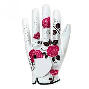 Gants de golf de luxe respirants en cuir Cabretta véritable pour droitier/gaucher, impression de logo personnalisée, style homme, en peau de mouton - Product Image 3