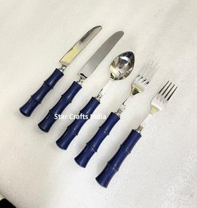 Stainless Steel <b>Cutlery</b> <b>Set</b> Luxurious Flatware with Resin Handle Spoons Forks Knives Spoons and Forks Dishwasher Safe - Product Image 5