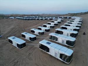 Cápsula Espacial Prefabricada para Exteriores, Casa Cápsula Móvil, Cabaña Moderna Diseñada para Complejos Turísticos, Parques de Ocio, Pueblos Vacacionales y Campamentos - Product Image 4