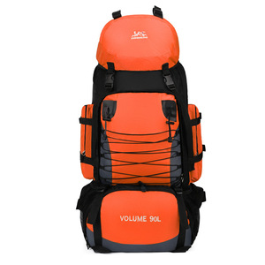 Large Adjustable Water-Resistant <strong>Rucksack</strong> Men Women Travel Bag Polyester Lining for <strong>Camping</strong> Hiking Trekking Waterproof Backpack - Product Image 5