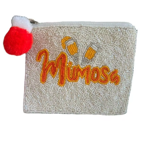 Porte-monnaie à perles, broderie multicolore, pochette de rangement pour pièces de monnaie, broderie, travaux d'aiguille par MD HANDICRAFTS - Product Image 1