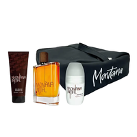 Coffret Cadeau Montana France – Eau de Toilette 100ml, Déodorant Roll-On 50ml, Gel Douche 100ml – Parfum Boisé