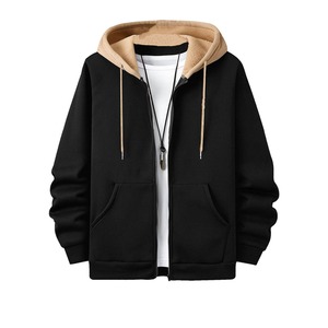 เสื้อฮู้ดสำหรับผู้ชายสไตล์แฟชั่นเสื้อมีฮู้ดสำหรับใส่กลางแจ้งดีไซน์ไม่ซ้ำใครผ้าฝ้ายผสมน้ำหนักเบา - Product Image 1