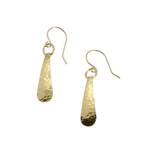 Pendientes de joyería de oro brillante latón pulido forma hexagonal evento de aspecto real con pendientes de latón superventas - Product Image 4