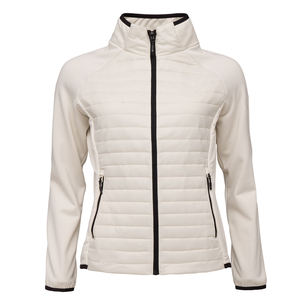 Veste matelassée à capuche pour femmes en gros, veste matelassée légère, veste zippée, veste d'hiver chaude, coupe ajustée, vêtements d'extérieur décontractés - Product Image 3