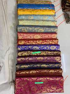 Soft Jacquard Brocade <b>Fabric</b> for Indian Traditional Dresses Wedding Outfits Home Furnishing and Bulk Textile Supply - Product Image 3