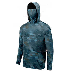 Breathable New Men's Fishing Clothes Lightweight Soft <b>Sunscreen</b> Clothing Anti-UV Fishing Wear 100% Polyester Fishing Hooded 2025 - Product Image 2