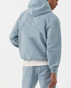 Sweat à capuche thermique pour hommes Offre Spéciale 100% coton Style de rue Logo personnalisé bouffée et sweat à capuche sérigraphié - Product Image 4