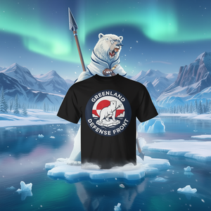 T-shirt con emblema arctico della Guardia della Groenlandia e lancia dell'orso polare - Categoria Promozionale - Product Image 3