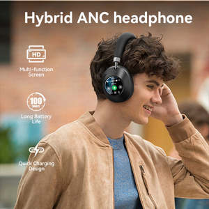 Suministro al por Mayor de Auriculares Inalámbricos 5.1 con Pantalla Digital, Cancelación de Ruido, Diseño Plegable, Resistentes al Agua IPX4 para Viajes - Product Image 4