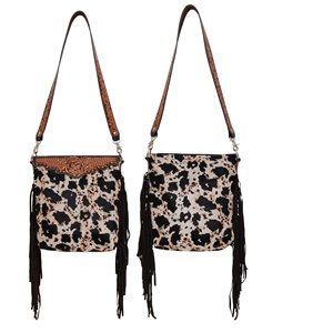 Bolso cruzado Floral de alta calidad para mujer, bolso de mano de vaquera Vintage con correa, bolso de vaquera, Diseño Internacional de Rodeo de lona - Product Image 2