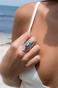 อัญมณีธรรมชาติแร่แลบราโดไรต์สีรุ้งไม่เหมือนใครทันสมัยสำหรับสุภาพสตรีเครื่องประดับเงินสเตอร์ลิงชุบทองสำหรับงานแต่งงาน - Product Image 2