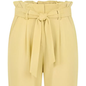 Pantalones de Trabajo Casuales de Oficina para Mujer, de Lona, Transpirables, de Secado Rápido, con Cierre de Cordón, 100% Algodón, Corte Recto - Product Image 2