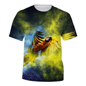 Camisetas Casuales de Cuello Redondo para Hombre al por Mayor con Logotipo Personalizado en la Parte Delantera, Impresión Digital, Corte Regular, Secado Rápido y Transpirables de Poliéster/Algodón - Product Image 5