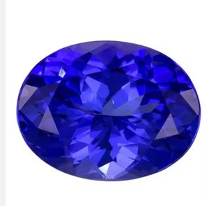 4X6mm พลอย tanzanite เจียระไนแบบธรรมชาติทรงรี - Product Image 1