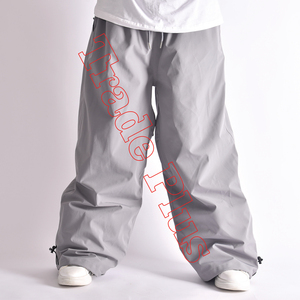 Unisexe Super Baggy Hiver Ski Snowboard Pantalon Imperméable Chaud En Plein Air Ski Pantalon Fermeture Éclair Chauffé Plus La Taille Conception Coupe-Vent - Product Image 1