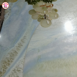Diseño de interiores personalizado, pared de mármol, patrón de uva botánico, mármol de chorro de agua para pared y suelo, mármol personalizado - Product Image 5